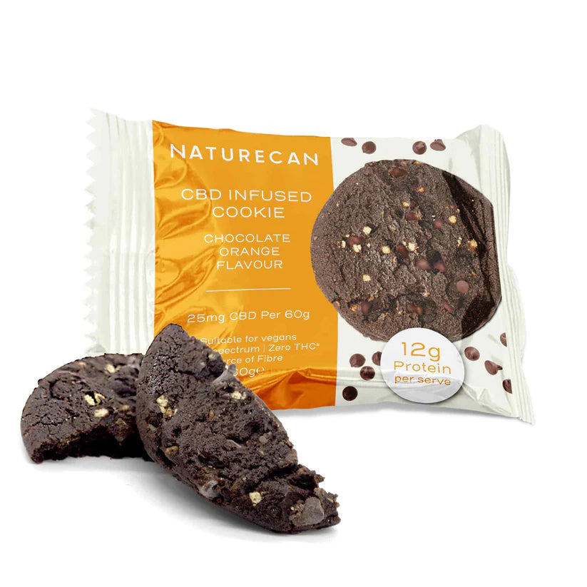 orange cannabis cookie