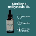 metileno mėlynasis nauda organizmui