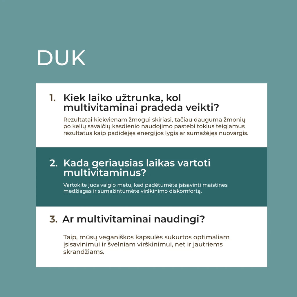 natūralūs multivitaminai