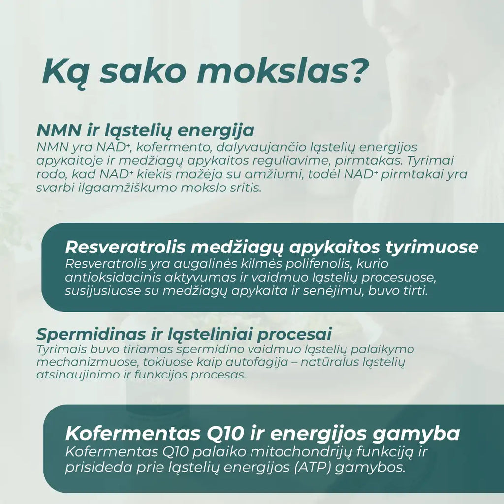 Longevity miltelių poveikis