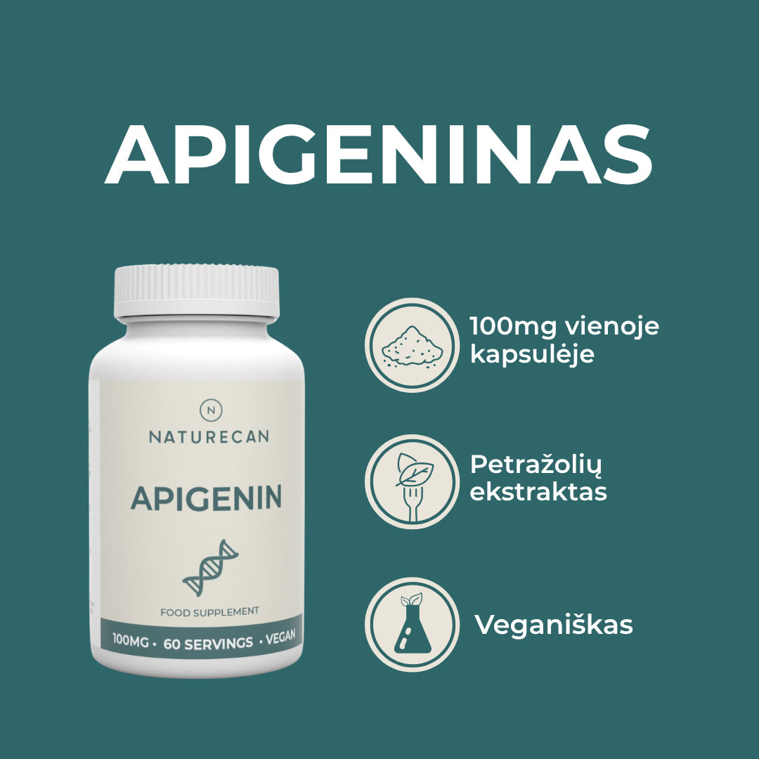 apigeninas nauda