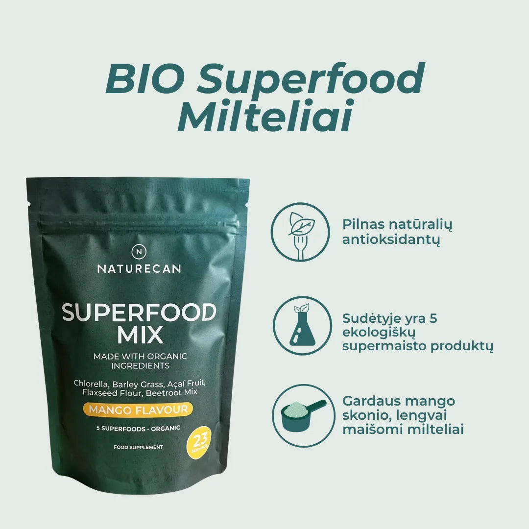 BIO superfood milteliai
