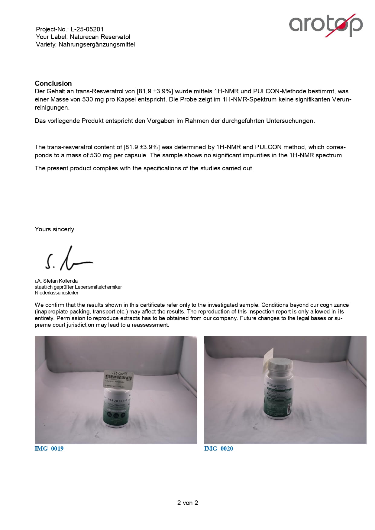 resveratrol capsules