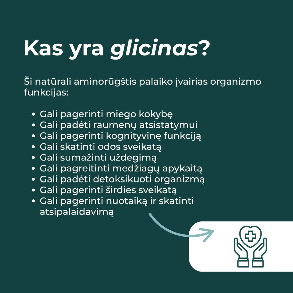 glicinas nauda