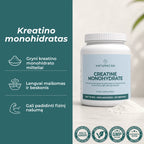 kreatino monohidratas kaina