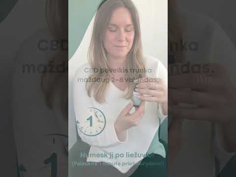 Kaip dozuoti CBD?