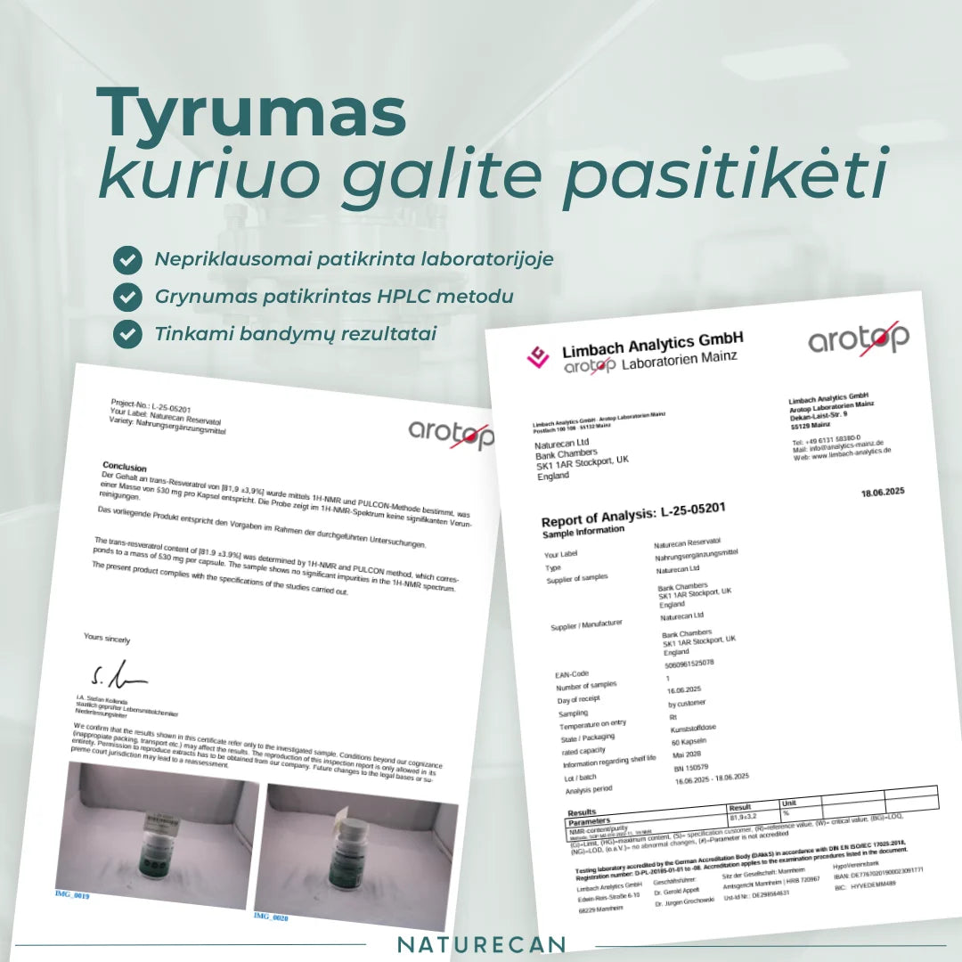 trans resveratrolis nauda