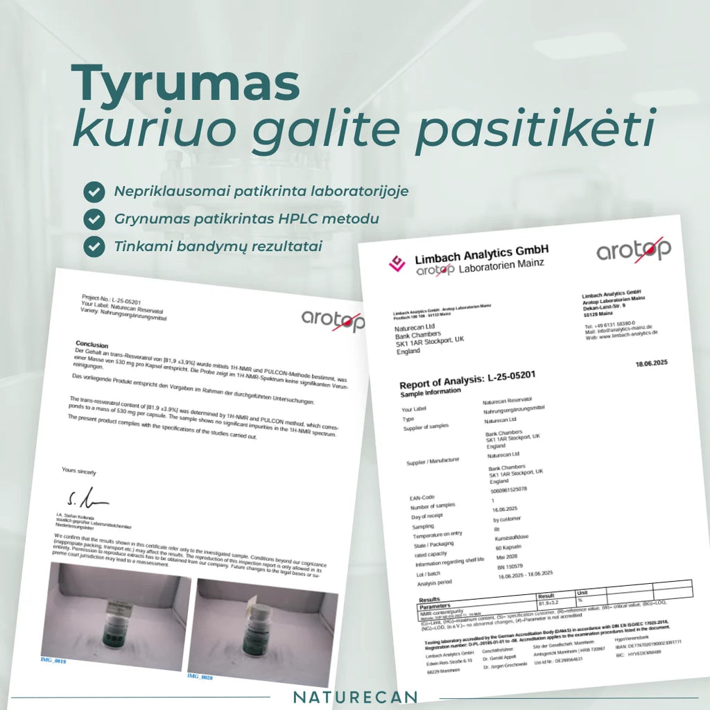 trans resveratrolis nauda