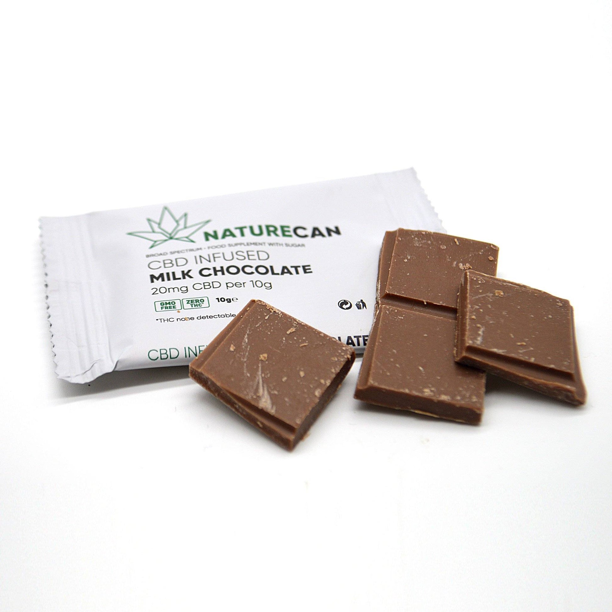 CBD pieninis sokoladas